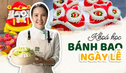 Khóa học Tạo Hình Bánh Bao Lễ Nâng Cao