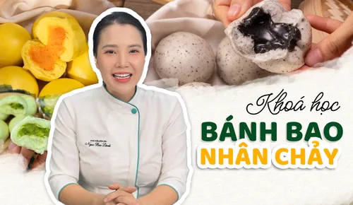 Khoá Bánh Bao Nhân Chảy Kim Sa